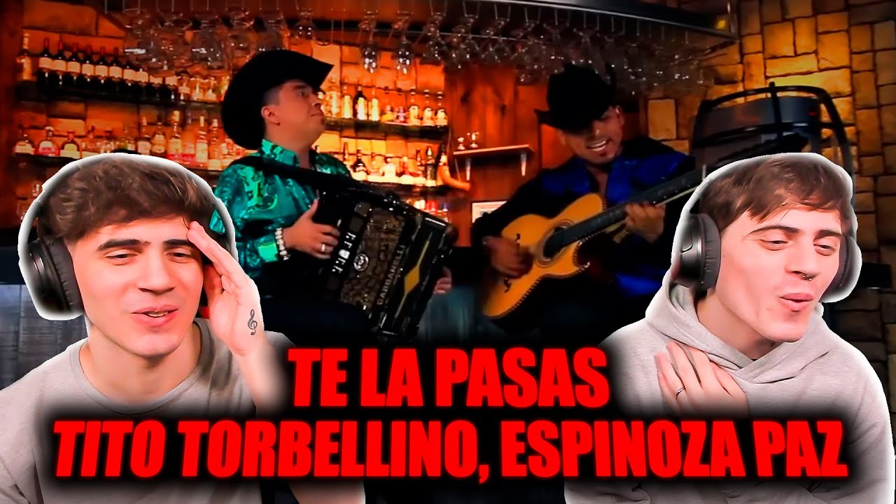 ARGENTINOS REACCIONAN A Tito Torbellino y Espinoza Paz - Te La Pasas (Video Oficial)