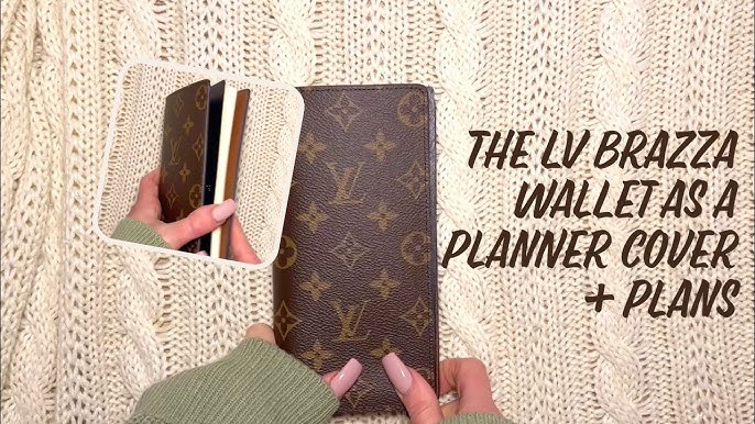 NEW PLANNER OPTION: Louis Vuitton Pocket Agenda Cover & Brazza Wallet first  look 