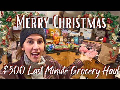 Finding Family Favorites! $500 Costco & Fred Meyers Grocery Hauls for a Christmas Feast