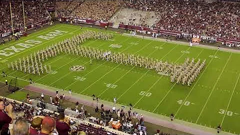 Fightin' Texas Aggie Band Drill - Texas A&M vs Mississippi State