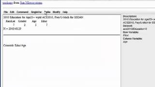 Bivariate Analysis in WebCHIP: Adding Controls