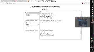 Tugas 2 - Encryption dan Decryption Dengan Metode Caesar Cipher Menggunakan PHP