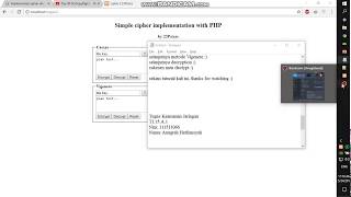 Tugas 2 - Encryption dan Decryption Dengan Metode Caesar Cipher Menggunakan PHP