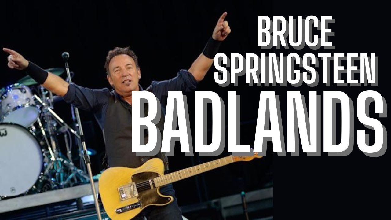Badlands Guitar Lesson WITH Solo (Bruce Springsteen) YouTube