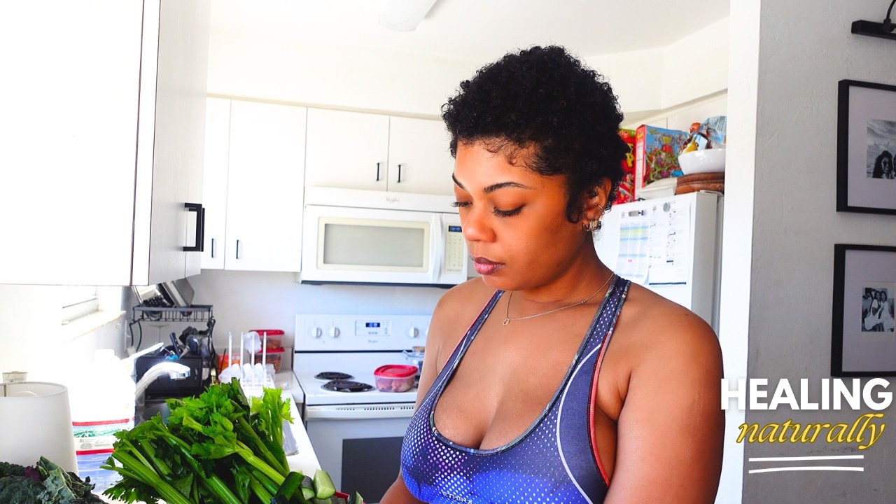 vlog | day 7 & 8 juice cleanse, staying consistent in the gym, gardening classes, healing naturally