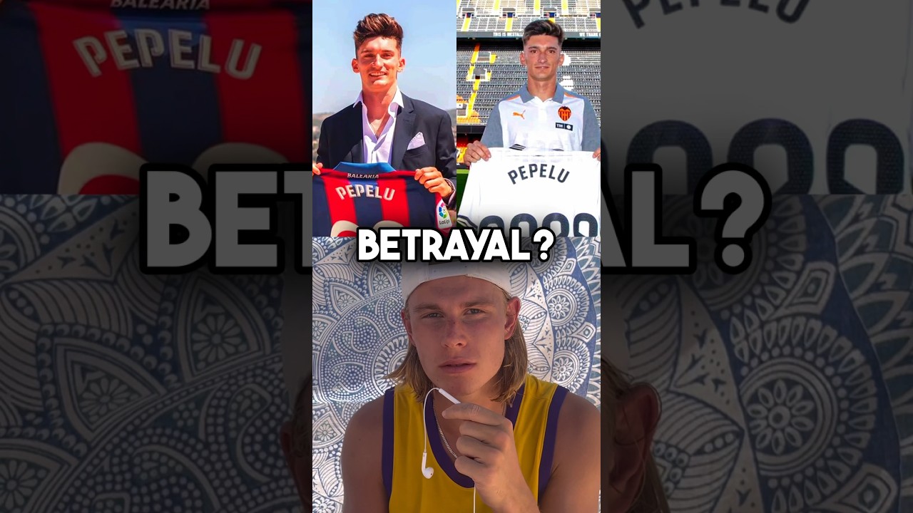 Pepelu signed a lifetime contract with Levante only to sign for rivals Valencia a year later ✍️😱🐍