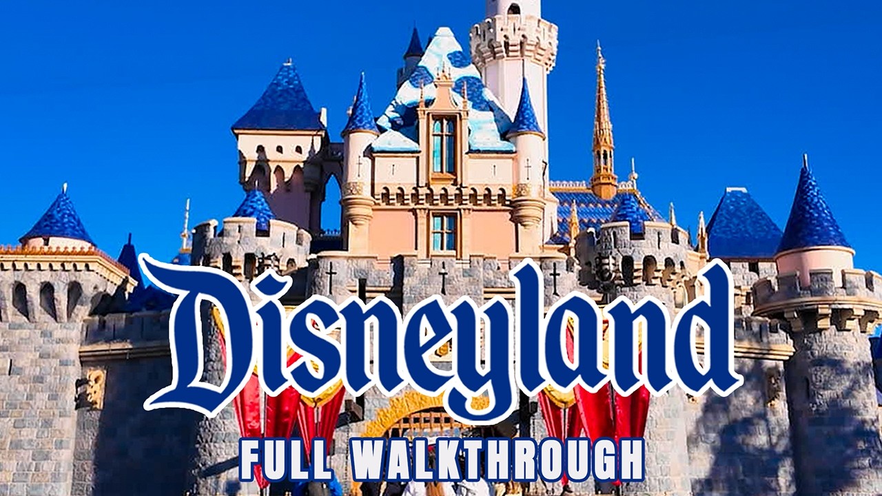 Good Morning Disneyland! ☀️ Full Park Walkthrough (No Commentary) 4K 60fps