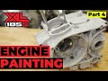 Engine case painting honda xl185 part 4