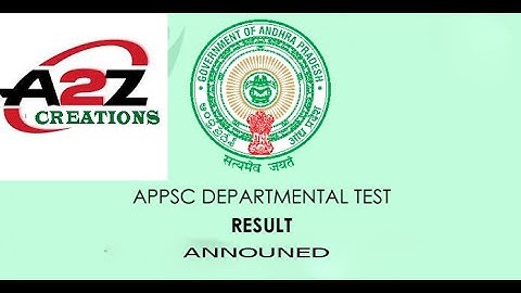 APPSC-Departmental-Test-Result checking process