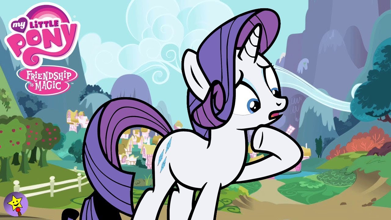 My Little Pony Coloring Book Rarity Coloring Page MLP MLPFiM Mane 6
