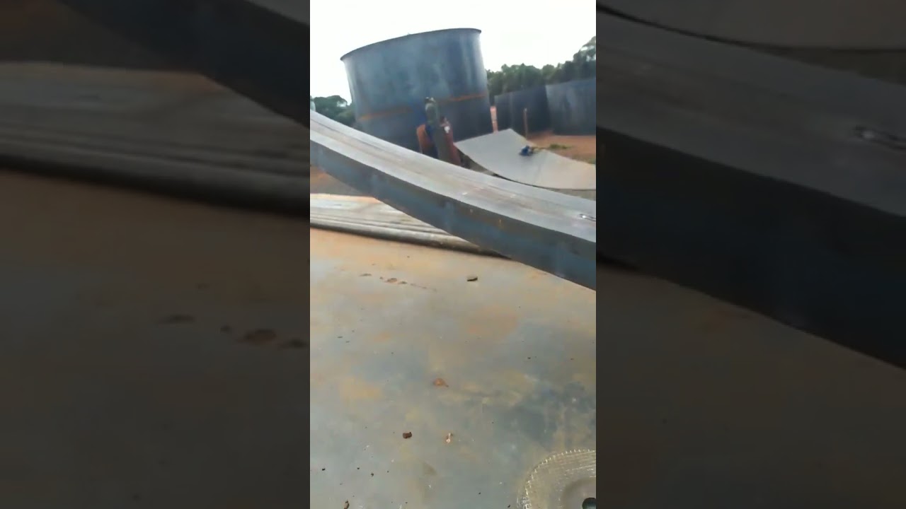 calandrando uma cantoneira