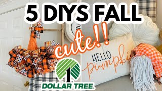5 DIYS DOLLAR TREE FALL 2021 DECOR~GNOME + WREATH  Olivia's Romantic Home DIY