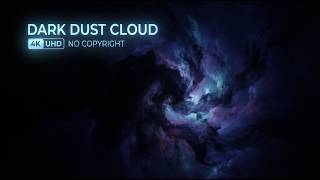 Navigating a Dark Dust Cloud | 4K Eerie Space Background