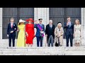 Belgian royal family attend mass at national day 2023 in brussels