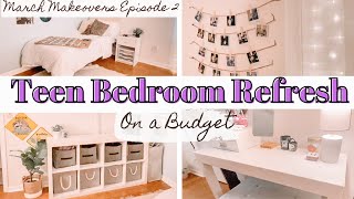 TEEN BEDROOM GLOW-UP \/\/ Super budget friendly teen room makeover using Amazon finds