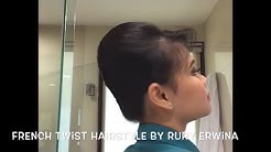 French twist hairstyle tutorial ( sanggul pramugari ) | by RURY ERWINA #1 - Durasi: 3.34. French twist hairstyle tutorial ( sanggul pramugari ) | by RURY ERWINA #1 - Durasi: 3.34.