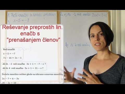 Video: Kakšna je razlika med enakovrednimi izrazi in enakovrednimi enačbami?