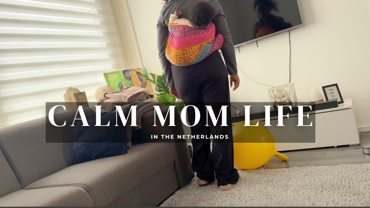 Calm Rainy Mom Life in the Netherlands | Ghanaian Mom Vlog, Babywearing, Morning Routine & Cozy Day