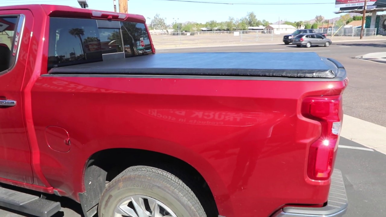 Truxedo Truxport Roll Up Truck Bed Cover On 2019 Chevy Silverado Youtube