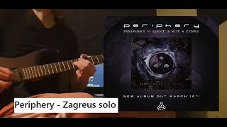 PERIPHERY - ZAGREUS Guitar Solo (cover) W/ TABS