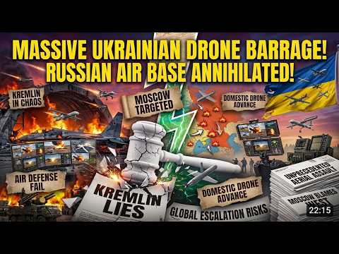 🚨 BREAKING: Ukraine Launches Unprecedented 1,000-Drone Swarm Deep Into Russia! 💥