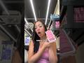 pink challenge 🌸 eating at the korean convenience store! #shorts