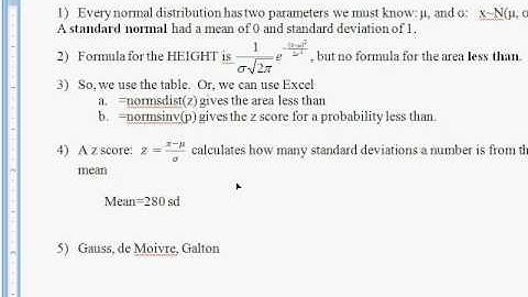 6 Inference A2: What is a normal distribution? What is inference?