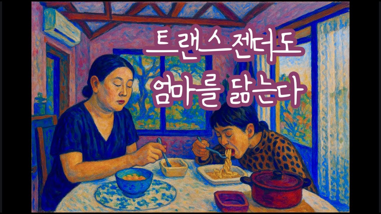 트랜스젠더와 수제비와 엄마-vlog-{비록}-飛:錄-(1화)-[표지:AI그림]