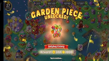 EVERMERGE GARDEN PIECE UNLOCKED - LADYBUG COLONY