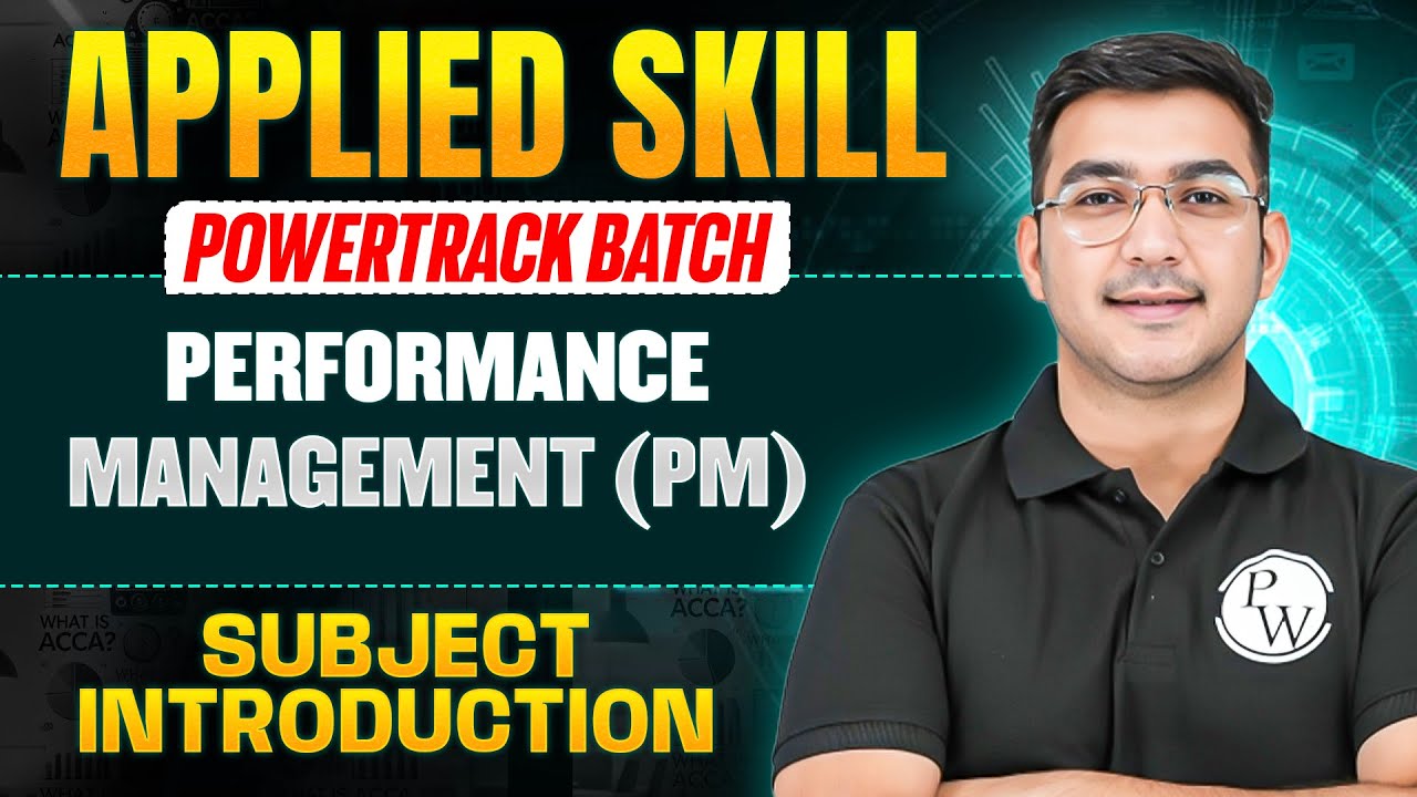 Performance Management | Applied Skill Level Subject Introduction ...