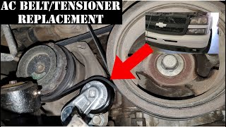 How to replace AC Belt\/Tensioner on 2005 Chevy Silverado