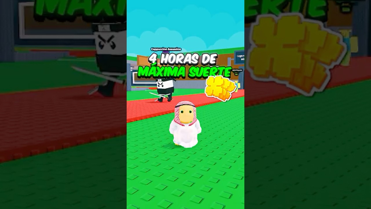 4 horas de SUERTE MAXIMA en Steal a Brainrot🍀! 