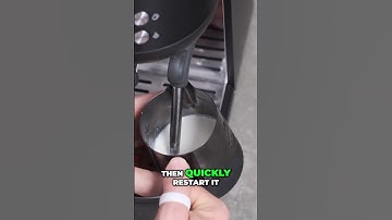 Coffee machine steam wand tips #shortsviral #sorts #viralshorts