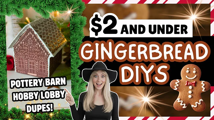 6 Gingerbread DIYS That Are $2 and Under! | Dollar Tree Christmas DIYS 2025 
