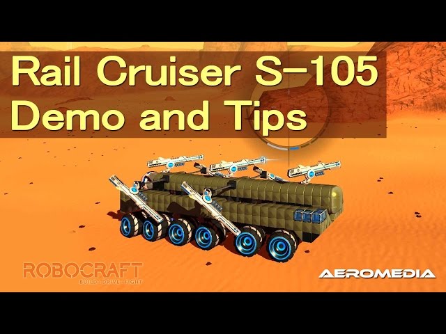 Robocraft Topol M Тополь-М Inspired Rail Cruiser S-105 Demo and Tips