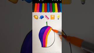 Emoji colour mixing 🥭🧢🥿📙💡 #shortvideo #shorts #reels #mango #fruit #drawing #trending #viral #art
