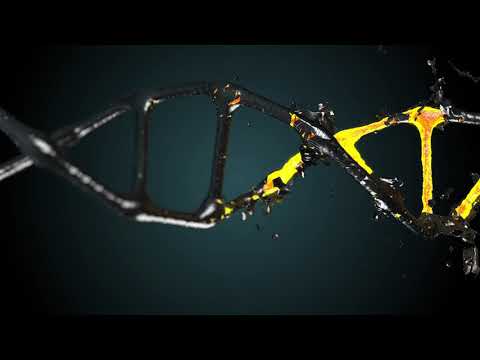 Exploding DNA Molecule With Background