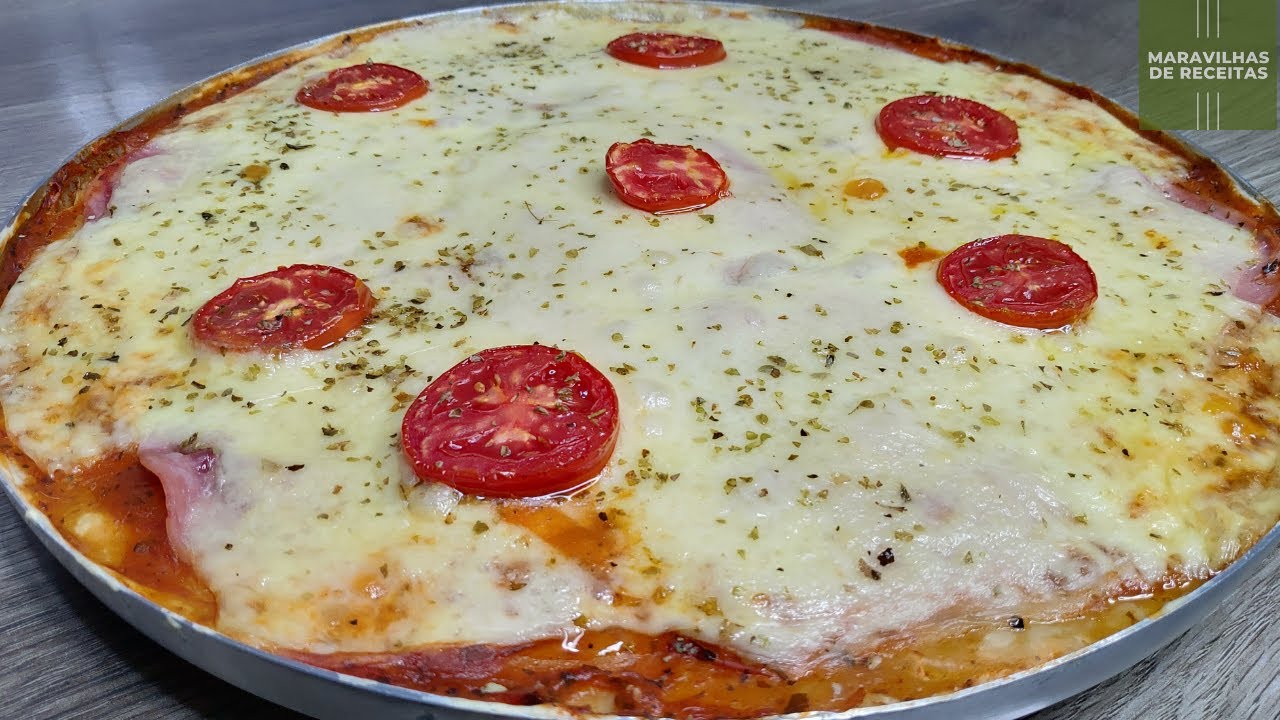 COMO FAZER PIZZA DE LIQUIDIFICADOR SUPER FÁCIL YouTube