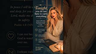 Bedtime Prayer to Release Worry and Rest in God’s Peace #christianshorts #shorts #nightprayer