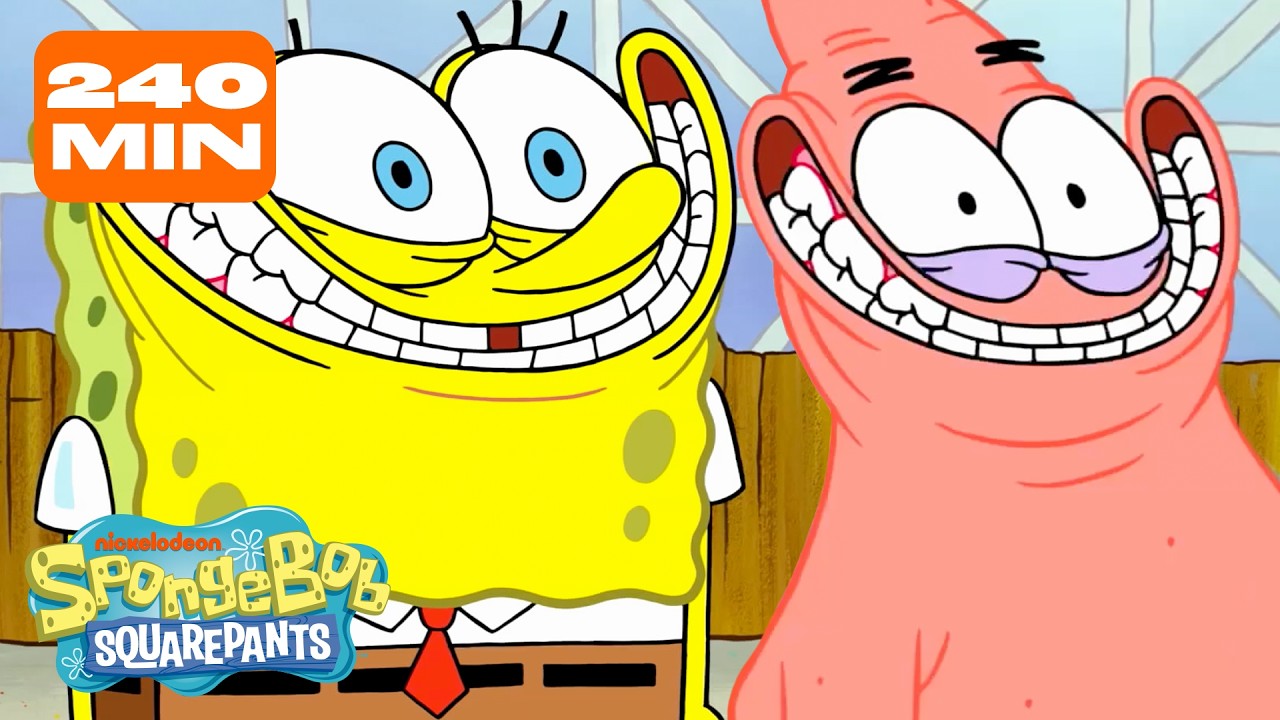 4 Hours of the Funniest SpongeBob Moments 🧽 | SpongeBob