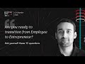 How to go from Employee to Entrepreneur | Before  Day Zero, Co-founder Club