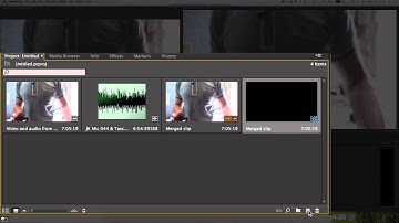 Merge/sync 2 audio tracks with Adobe Premiere Pro