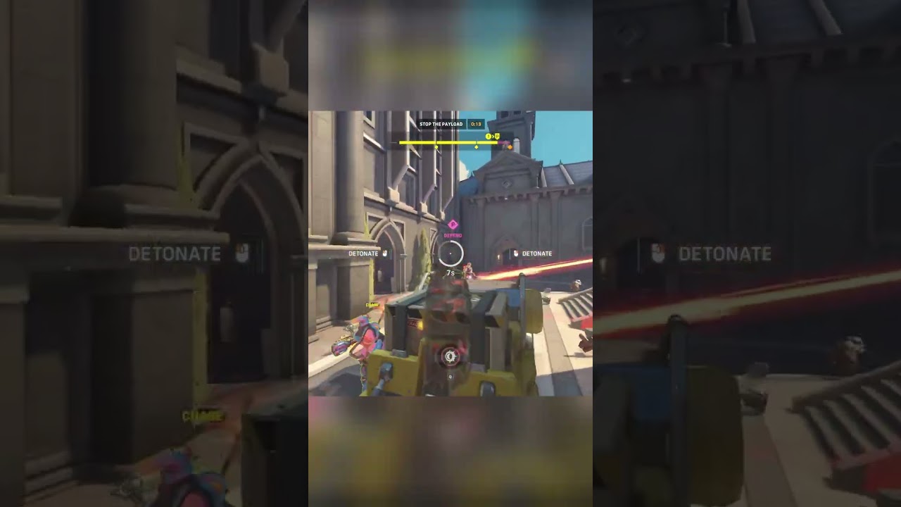 Junkrat player uses the one brain cell they have left