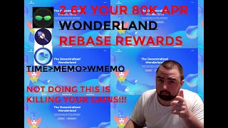 Tutorial buy Time with AVAX stake to Memo wrap Memo Transfer to Fantom Stake in Morph swap 2x APY screenshot 1