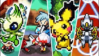 Pokémon HeartGold & SoulSilver - All Mythical Event-exclusive Pokémon