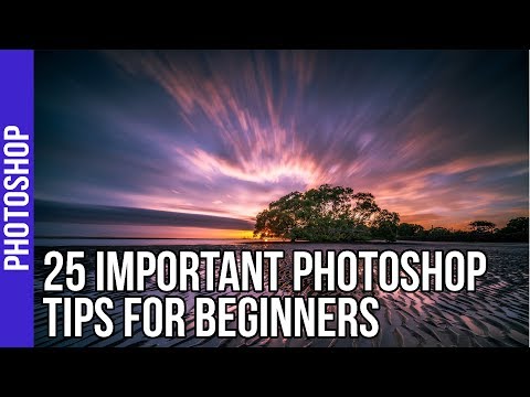 26 important Tips for Photoshop beginners w/ subtitles