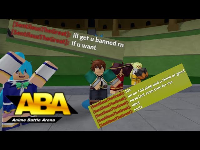 KAZUMA SHOWCASE IN ABA  Roblox Anime Battle Arena 