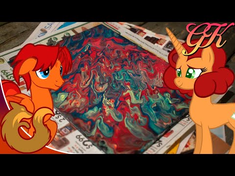 Acrylic Pour Volunteering | A Day in the Life of GoldenKey