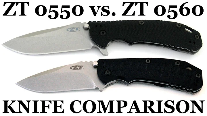 Knife Comparison: Zero Tolerance 0550 vs 0560