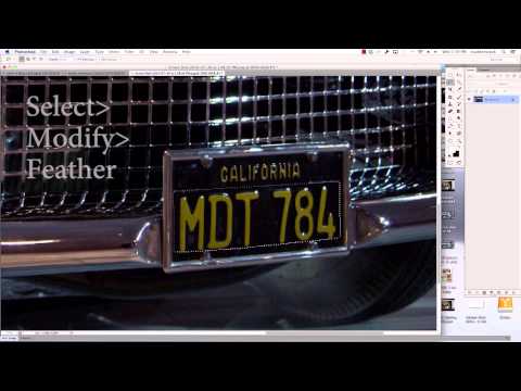 Photoshop Tutorial - How To Remove Logos and License Plate Numbers